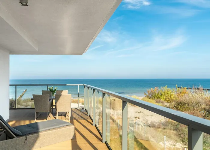 Dune - Frontowy Widok Na Morze W Gardenia 公寓 Dziwnów