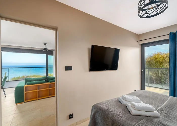 公寓 Dune - Frontowy Widok Na Morze W Gardenia Dziwnów